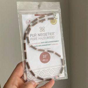 Pure hazel wood beaded anti inflammatory necklace